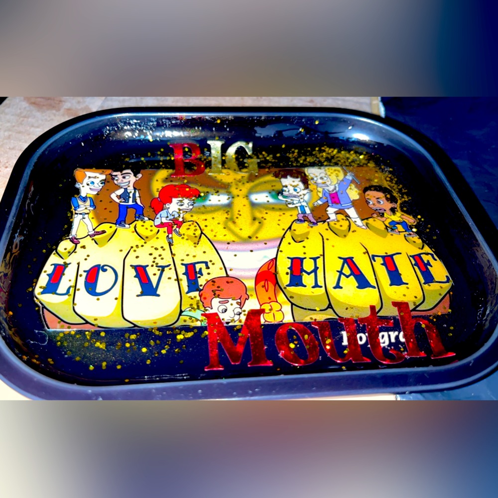 Keep sakes Rolling trays trinket trays Resin Art